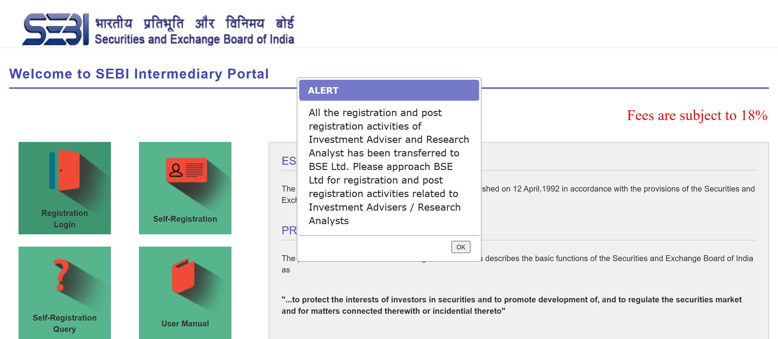 Research Analyst Registration